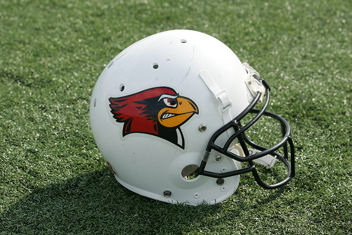 Redbird football helmet