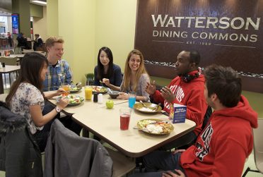 Students at Watterson Dining Commons
