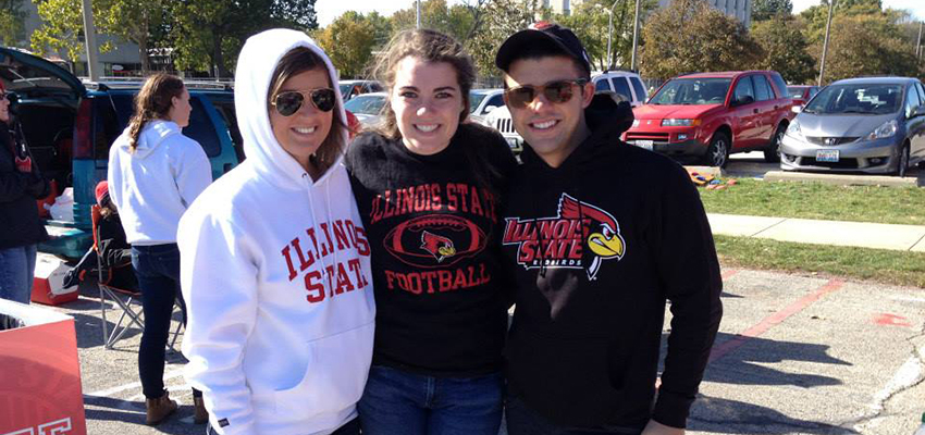 Students tailgating