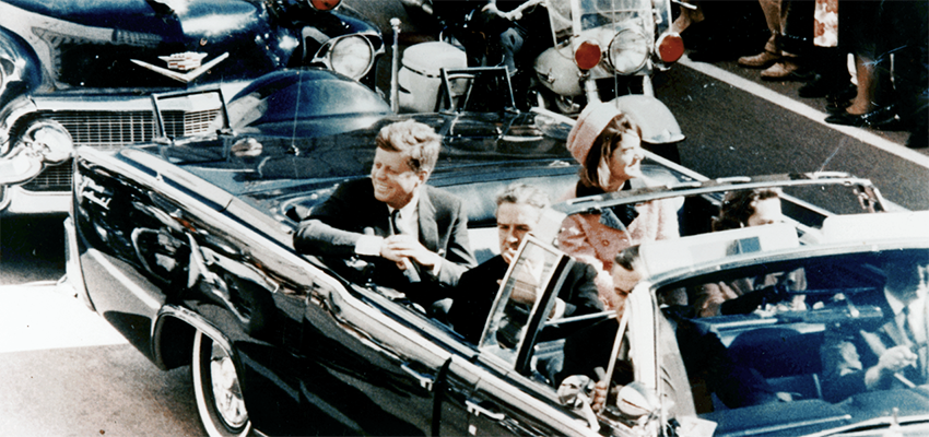 JFK in the limousine