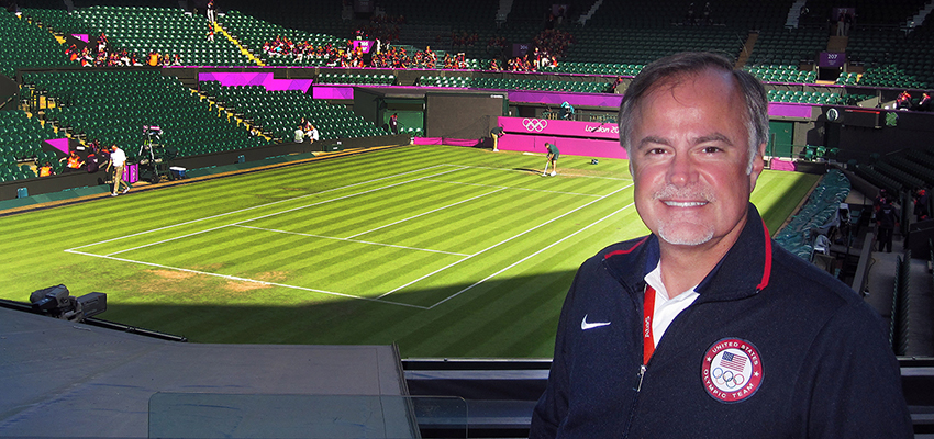 Craig Bohnert at Wimbledon Centre Court