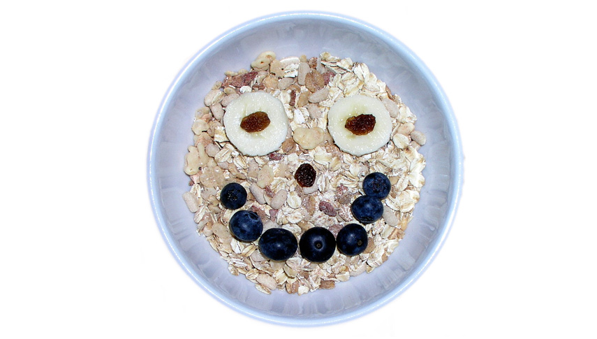smiling cereal