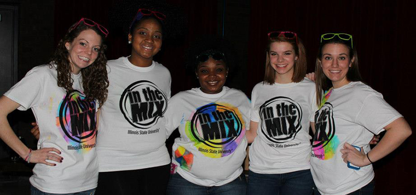 Students at last year's In the Mix event