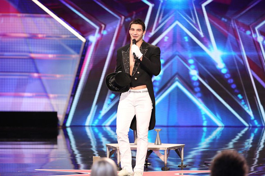Christian Stoinev during his "America's Got Talent" audition