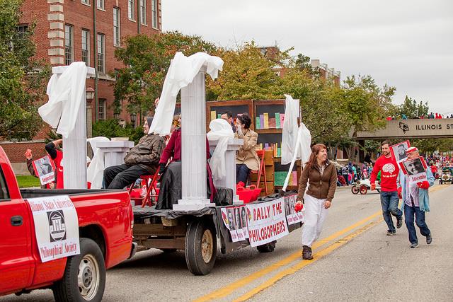Philosophical Society at the Homecoming parade