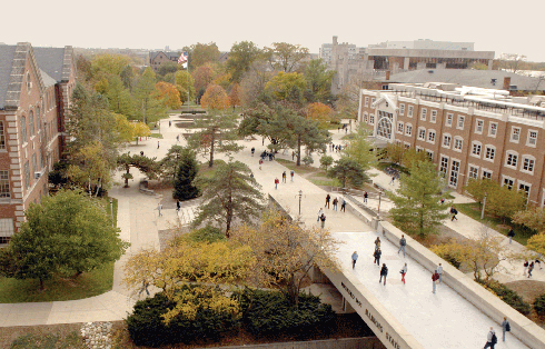 image of the Illinois State University Quad