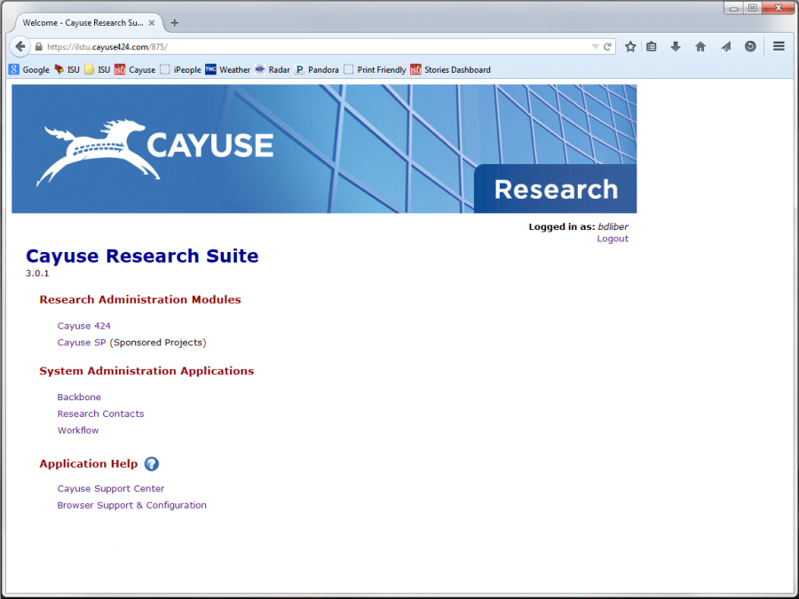 Cayuse Landing Page Spring 2015