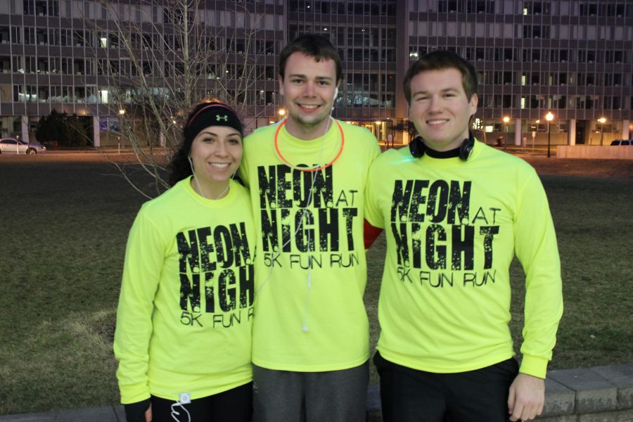 Neon at Night 5K Fun Run runners