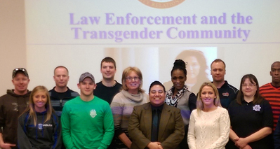 image of Several members of training group on transgender issues.