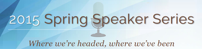 image of the Spring Speaker Series 2015 logo