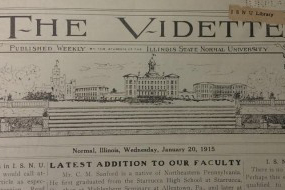 Front page of The Vidette from January 20, 1915.
