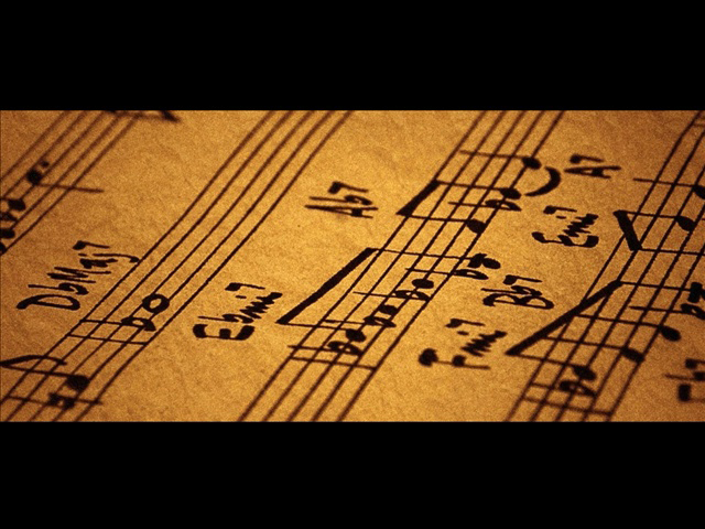 photo of sheet music