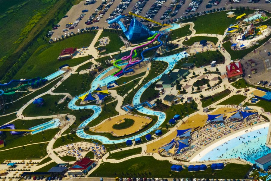 overview of waterpark