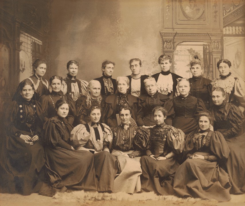 Early members of the Normal History Club, circa 1900.