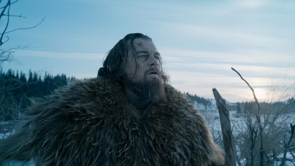 DiCaprio outside in The Revenant
