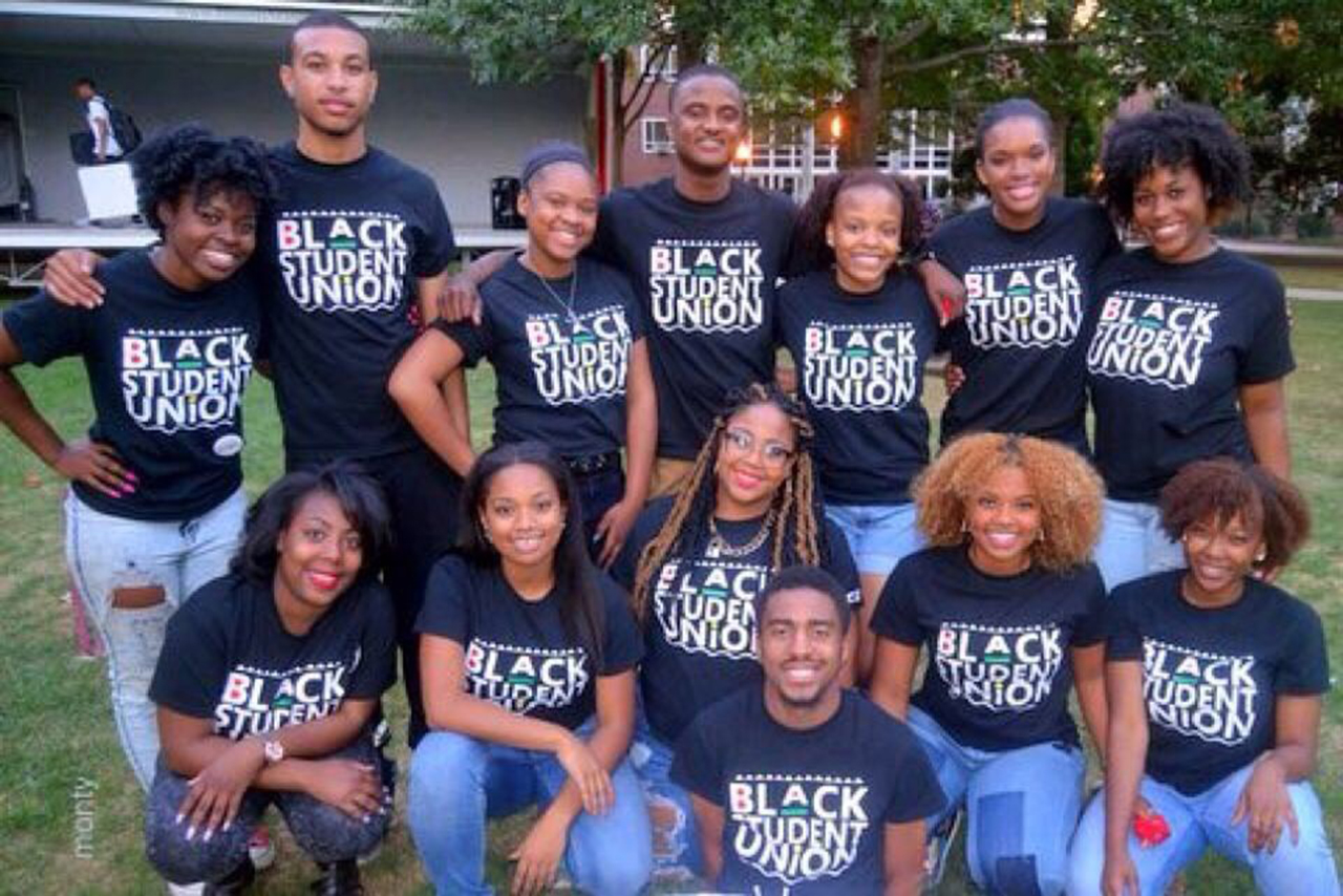 Members of the Black Student Union