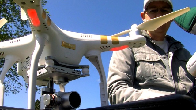 Image from the film God's Eye News: The Use of Drones in Journalism.