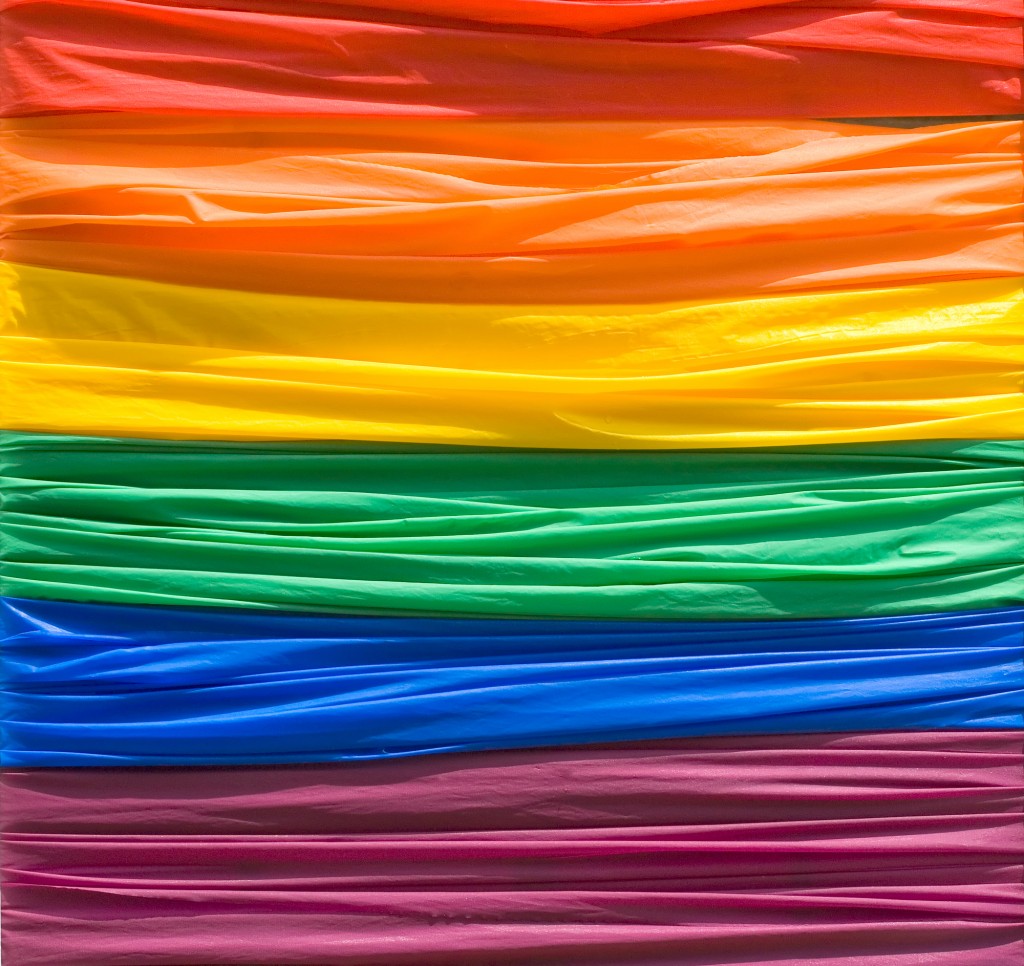 image of gay pride flag