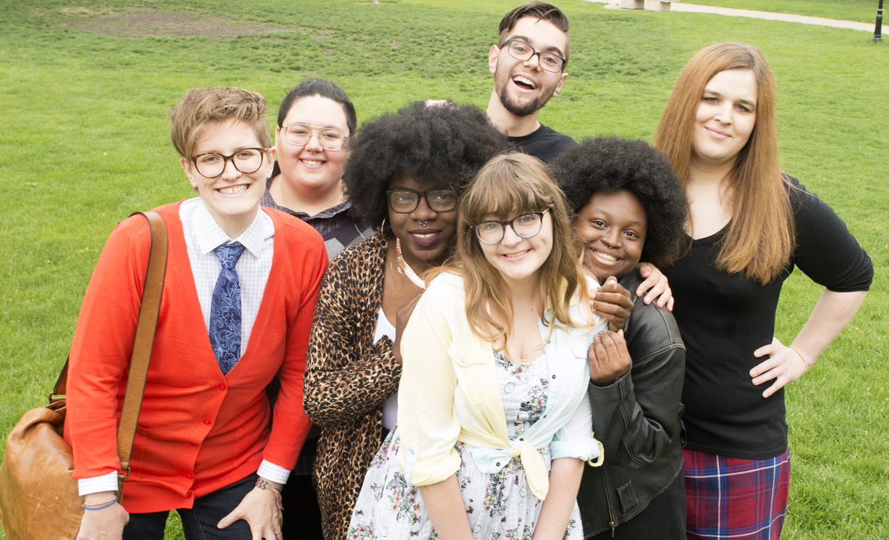 image of students in Illinois State University's new Queer Studies concentration.