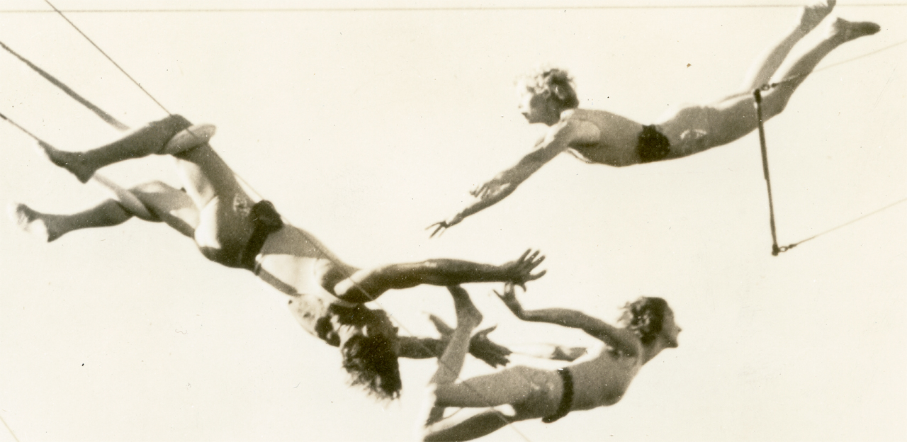 Image of the Flying Valentinos from the Milner Library Special Collections.