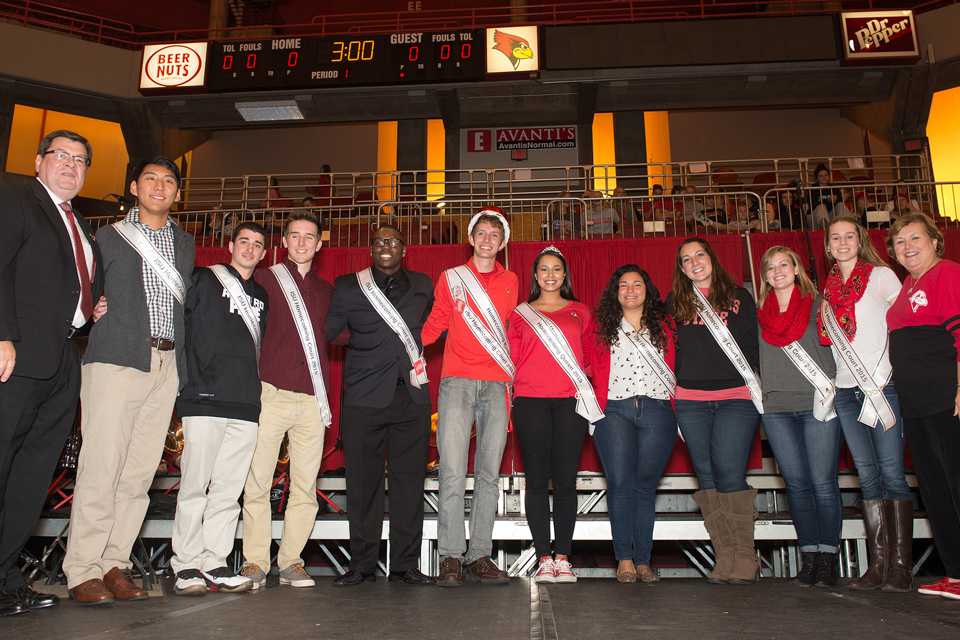 Homecoming court group picture