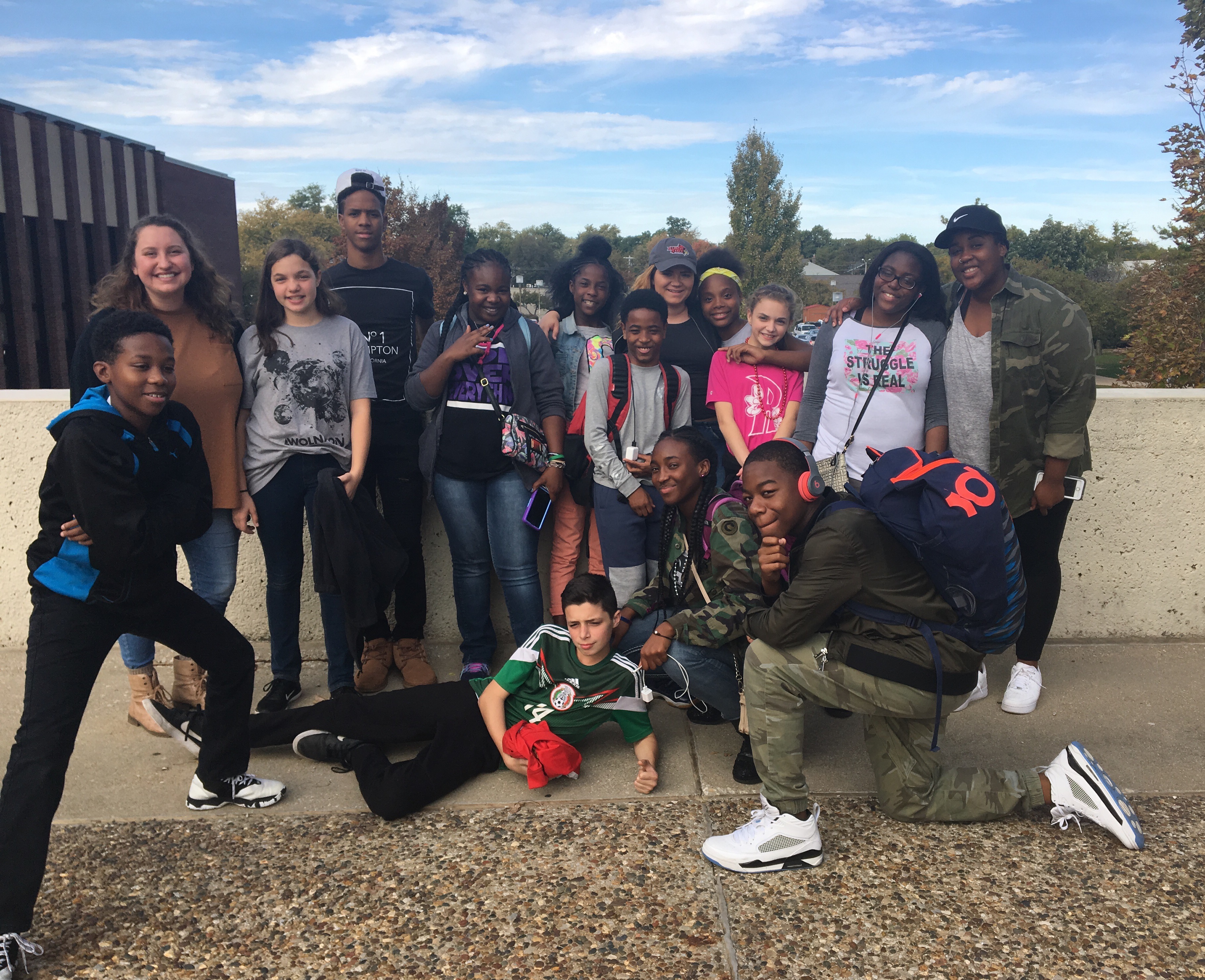 Chicago's East Garfield Park sixth, seventh, and eighth graders visit the Illinois State University campus in Bloomington-Normal.