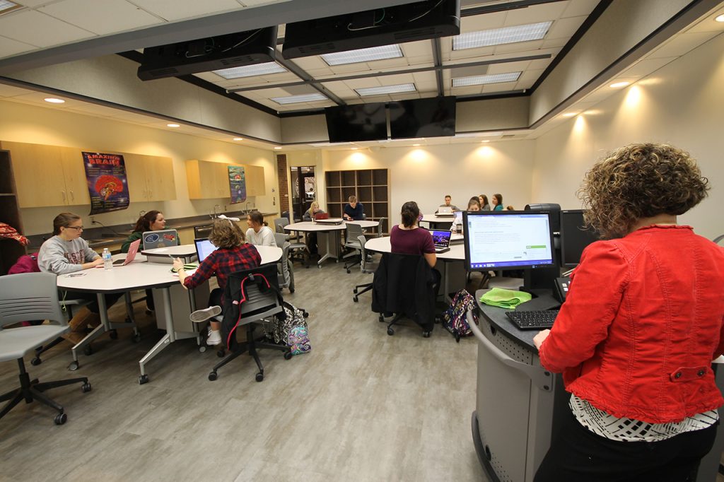 The Richard L. Benson Flexible Learning Space in DeGarmo Hall