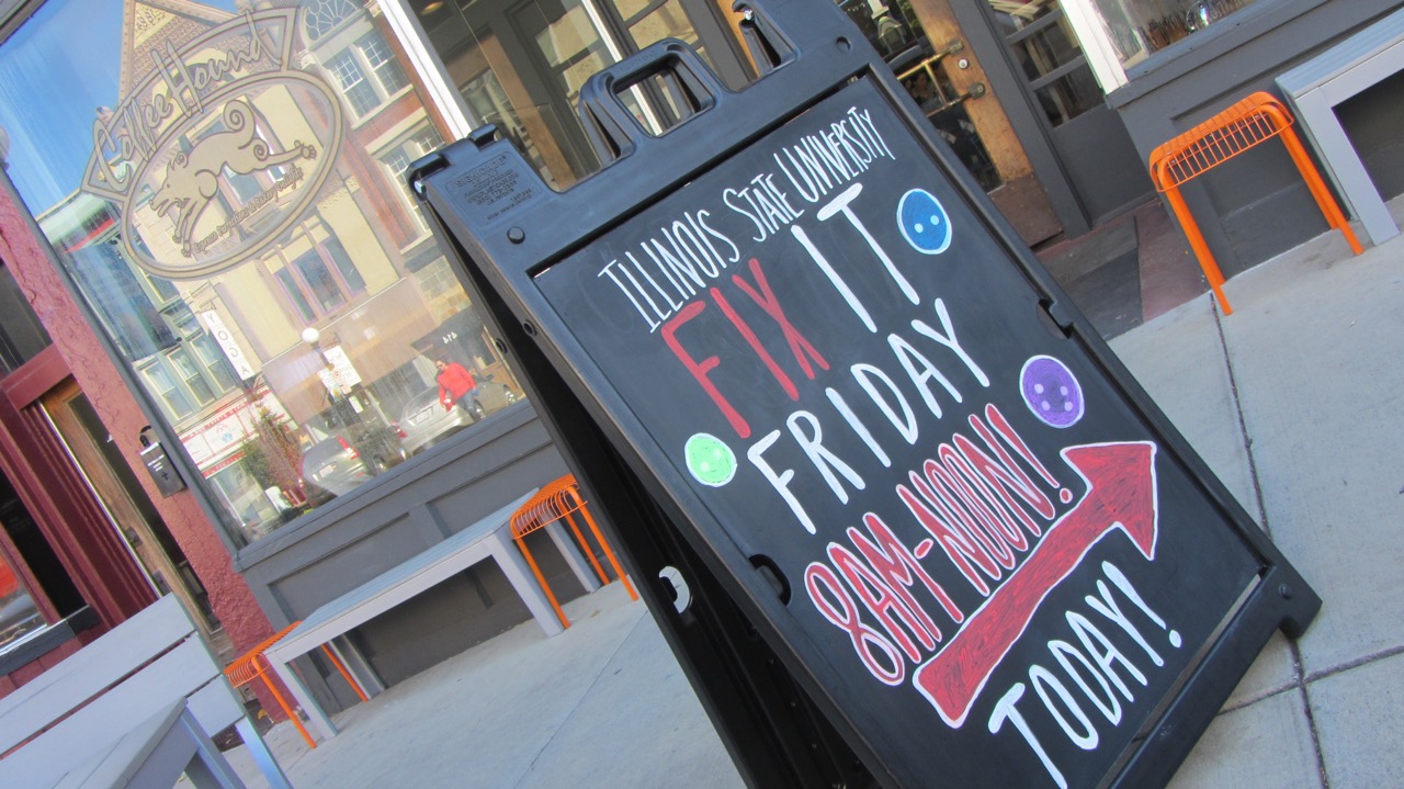 Fix It Friday signage