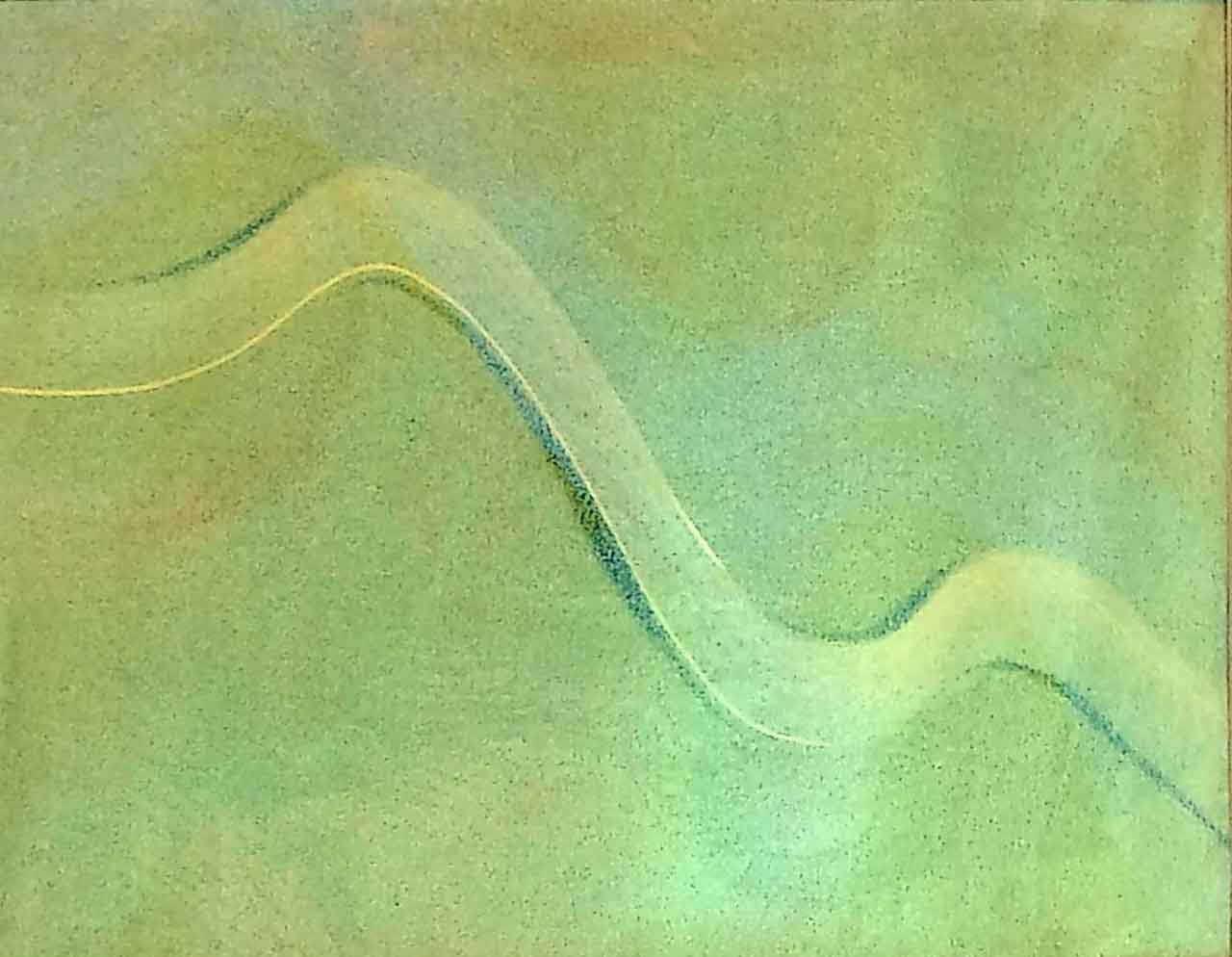 a print of swirled colors
