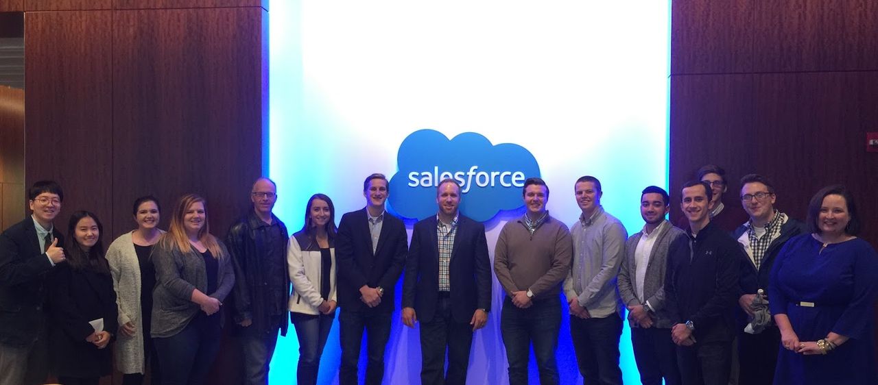 College of Business students visit Salesforce in Chicago News