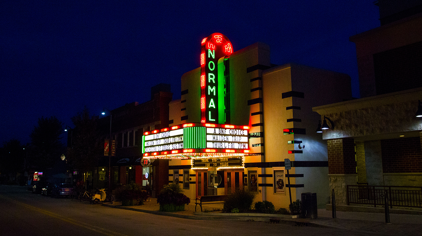 Normal Theater at night