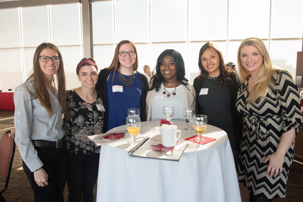 Students learn leadership skills from alumni at CAST's Women in Leadership Conference.