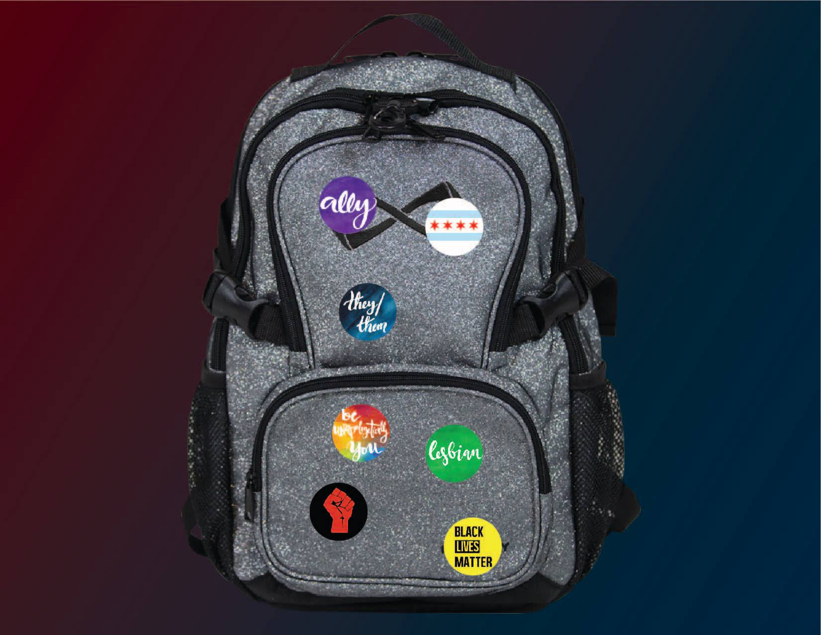 image of a backpack for Unpacking Identity workshops