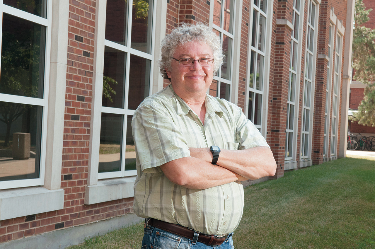 Distinguished Professor of Criminal Justice Ralph Weisheit outside on campus