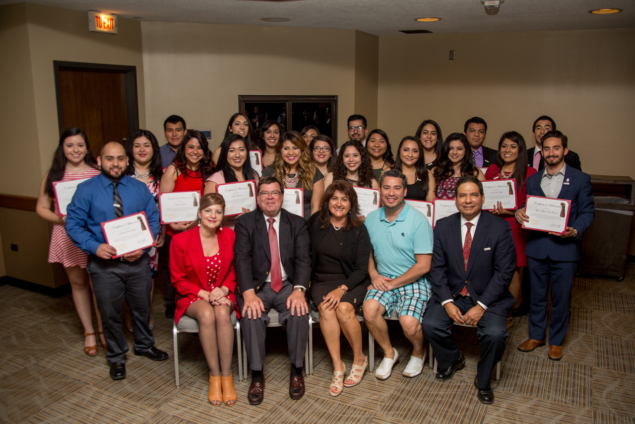 Students at Latino recognition ceremony
