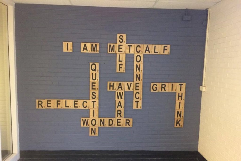 Scrabble Wall