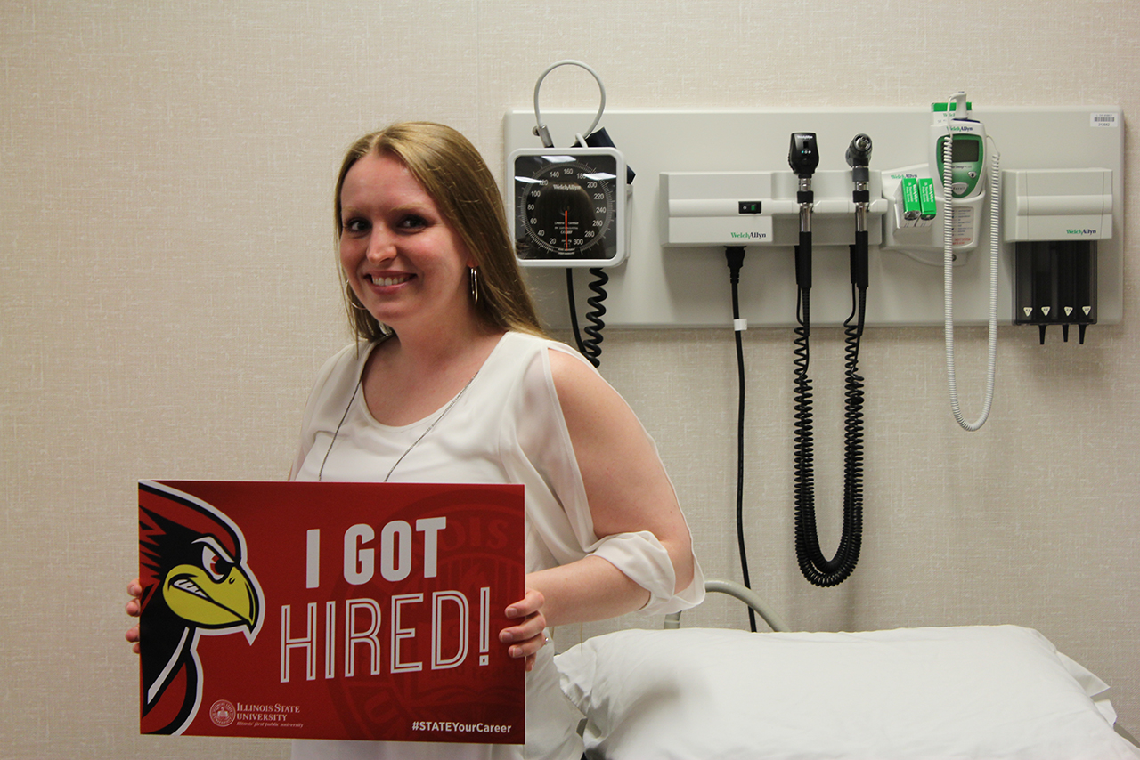 Amanda Matthews, graduate student in the family nurse practitioner program, has been hired by Renal Care Associates Inc.
