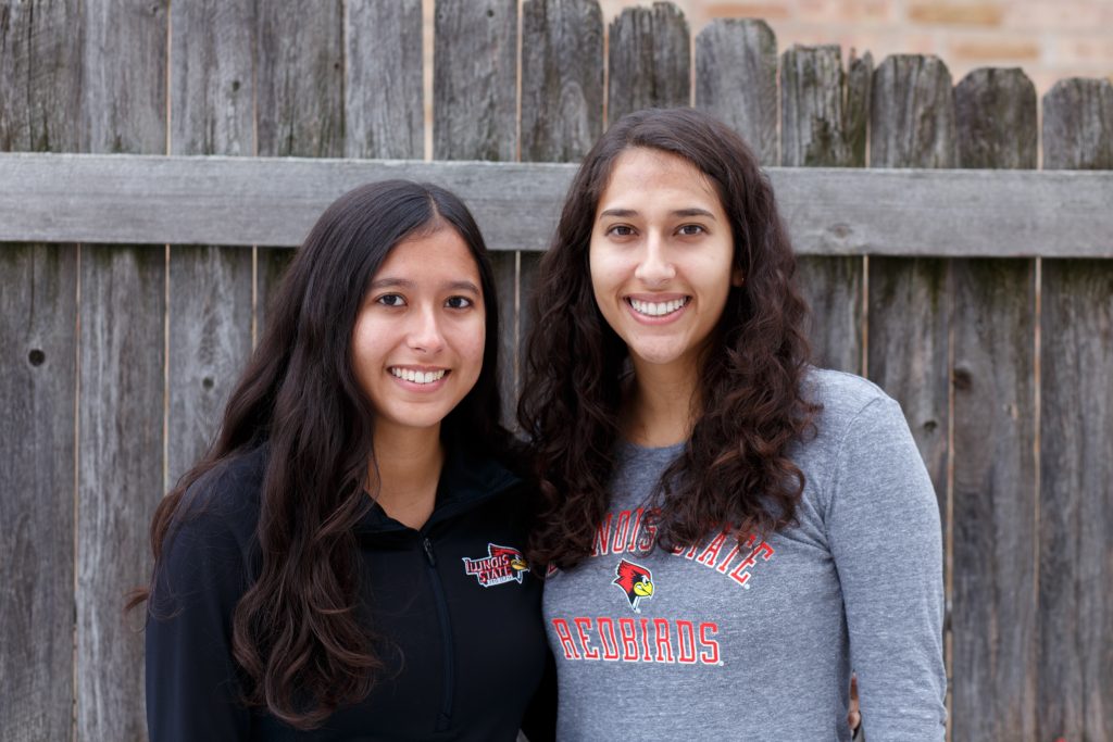 Karen (left) and Elizabeth Skylakos are proud Honors Redbirds.