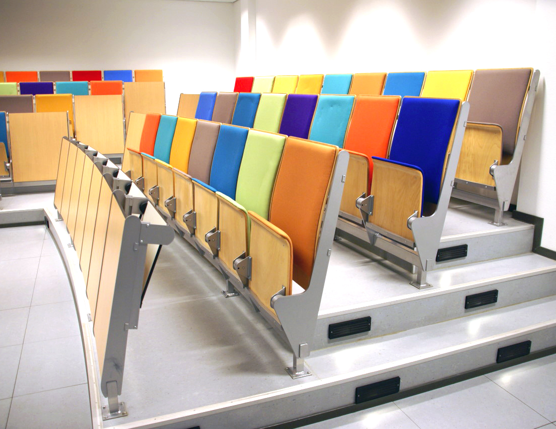 colorful conference room for training