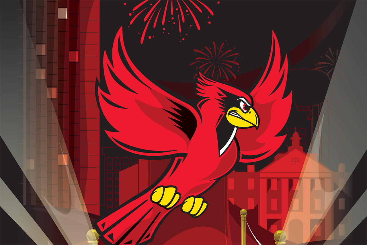 Illustration of a Redbird rising