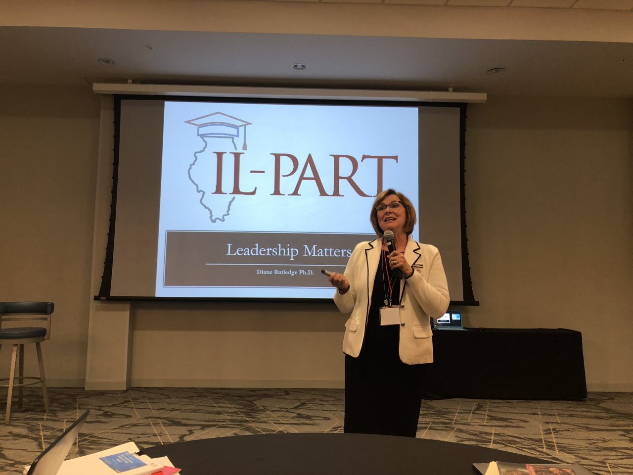 Diane Rutledge sharing Leadership Matters