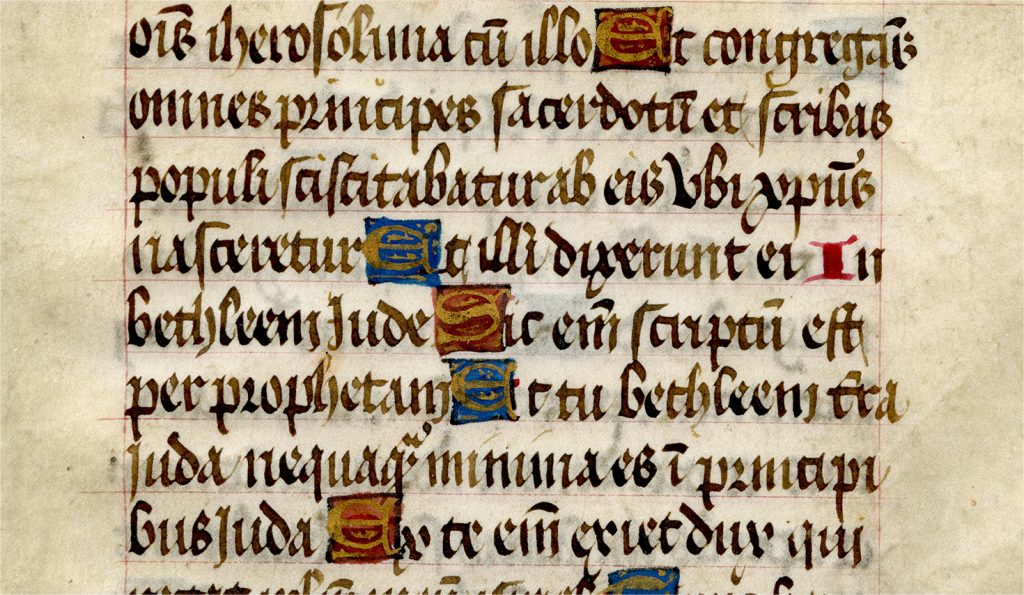 section of an illustrated manuscript