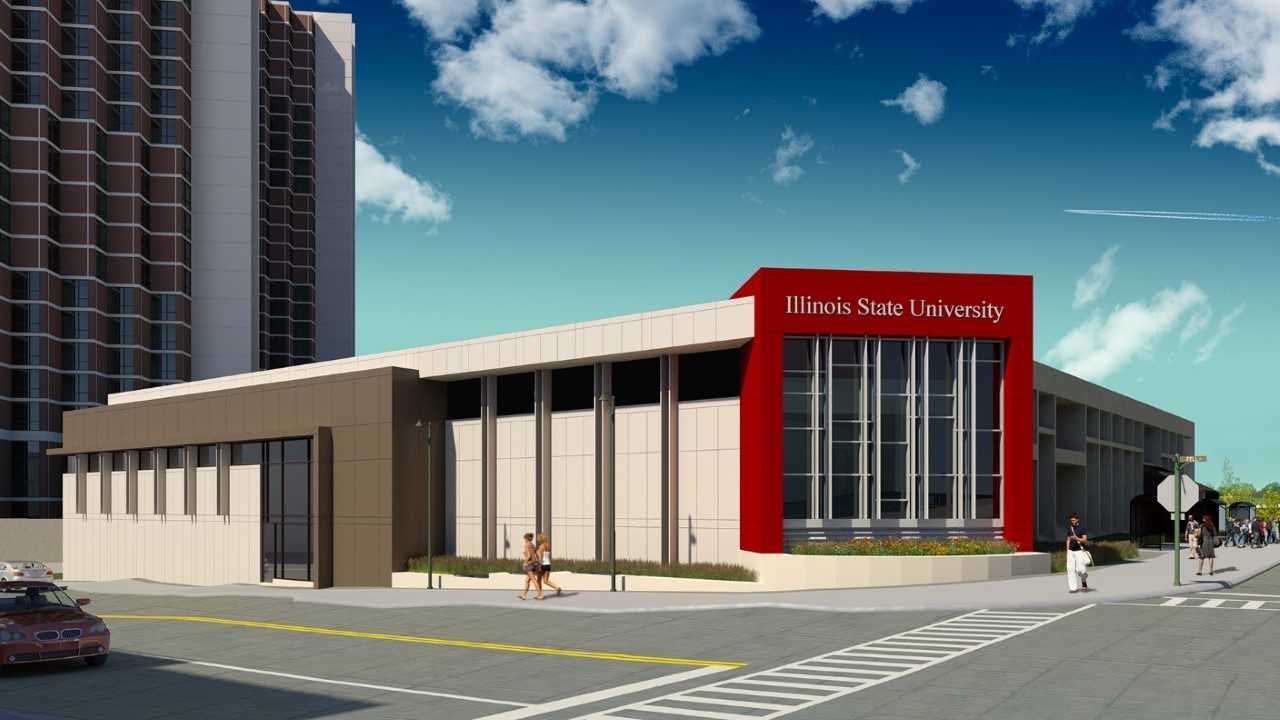 Rendering of the finished Culinary Support Center.