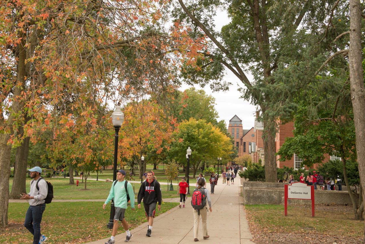 There are countless ways a visit to campus, like the Quad at Illinois State, shown here, can help refine your college search.