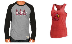 Two examples of College Vault shirts