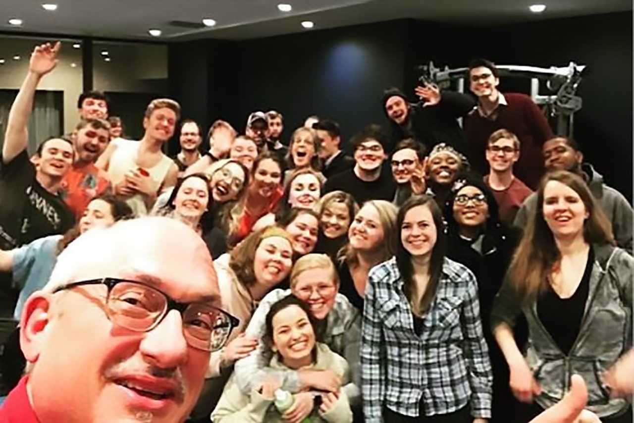 Group photo of students and faculty who attended KCACTF.