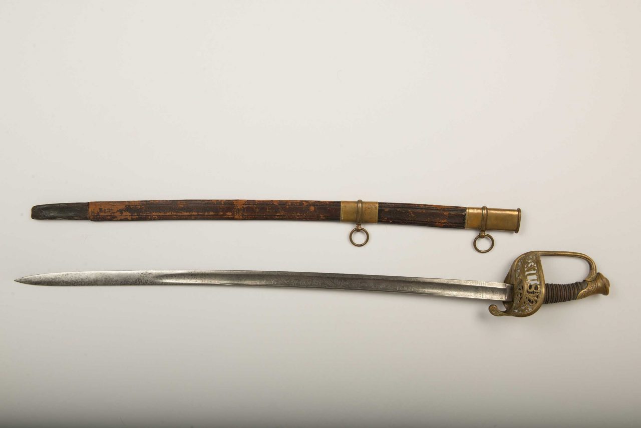 Charles Hovey's Civil War sword.