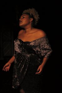 Daija Nealy performing in Cabaret: A Night to Remember at Illinois State.