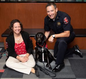 Sage with Chief Woodruff and Laura Fox