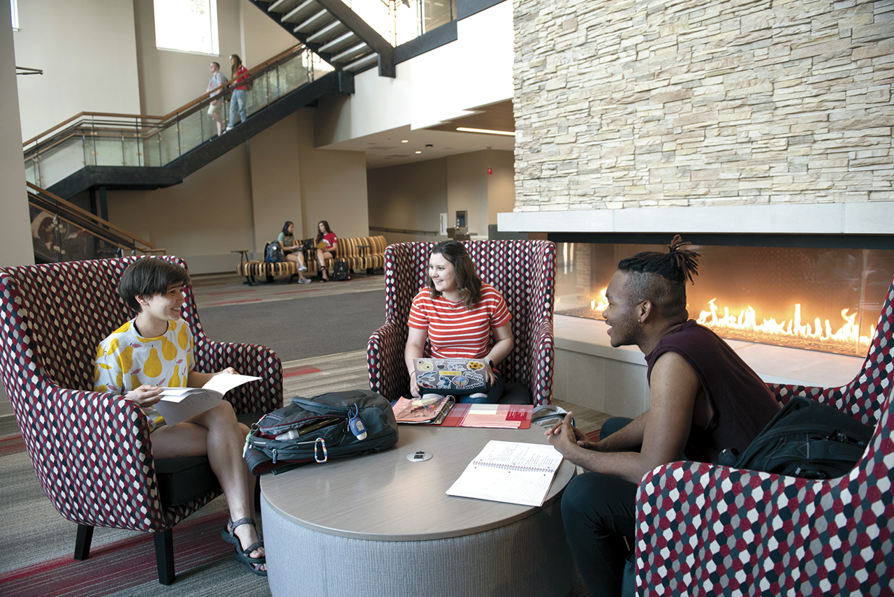 Students have new places to meet in the Bone Student Center.
